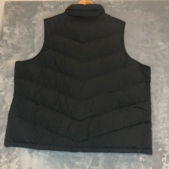 Lands End Brown Puffer Zipper Up Vest Size 3X - Picture 4 of 4